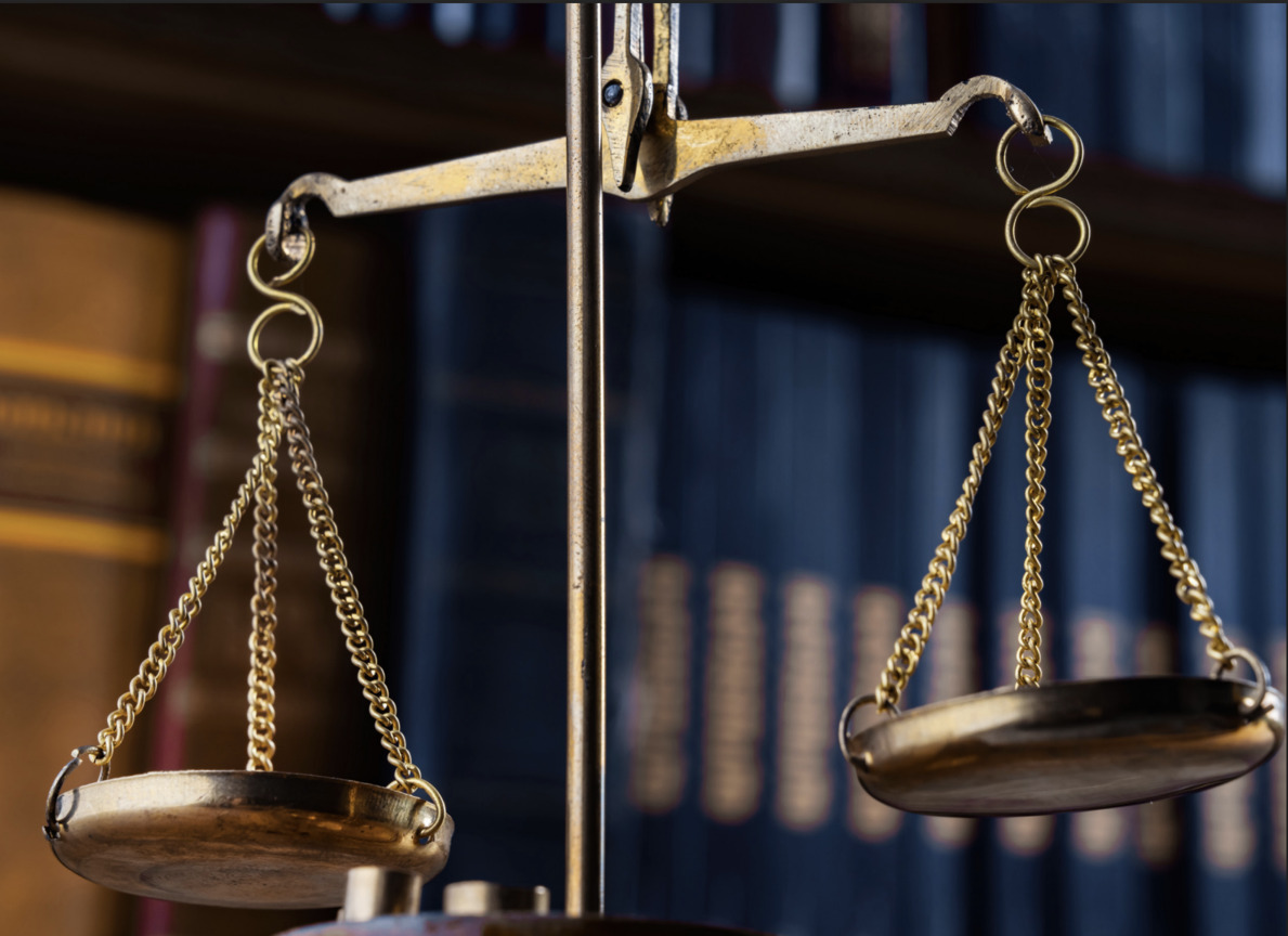 Legal scales of justice